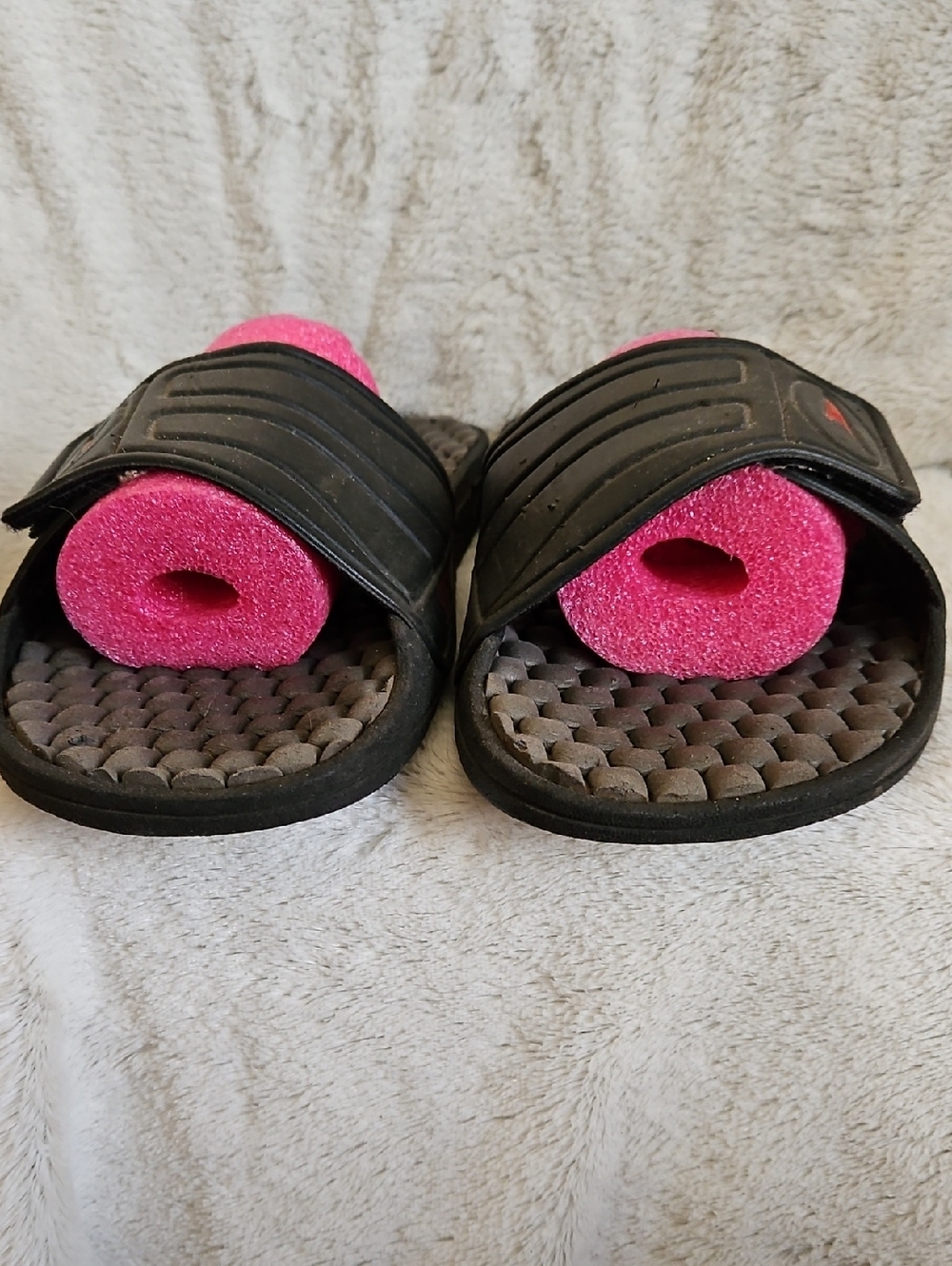 Black Slide Sandals